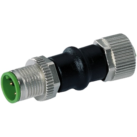 ADAPTOR M12 MALE 5 POLE/ M12 FEMALE 4 POLE SHIELDED, For Analog Sensors